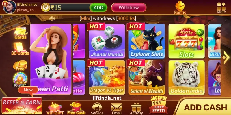 Teen Patti Master Game App screen shot